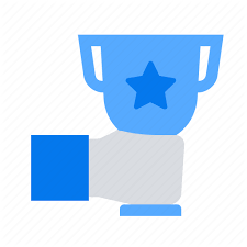 Champion Hand Trophy Icon Download On Iconfinder Icon All Icon Trophy
