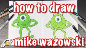 How To Draw Mike Wazowski Step By Step Easy Drawings For Anyone Youtube Easy drawing tutorials for beginners, learn how to draw animals, cartoons, people and comics. how to draw mike wazowski step by step easy drawings for anyone