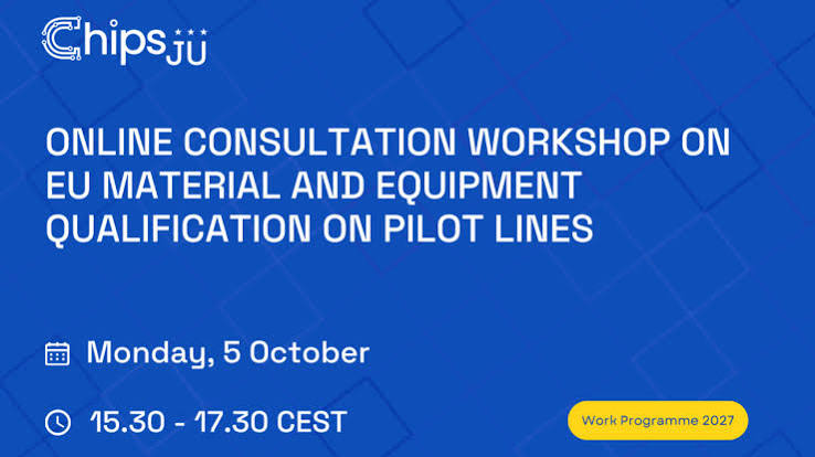 Consultation Workshop on EU Material and Equipment Qualification on Pilot Lines – EPoSS