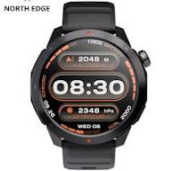 North Edge X-TREK 2 GPS Smart Sports Watch | Altimeter · Barometer · Compass - Black