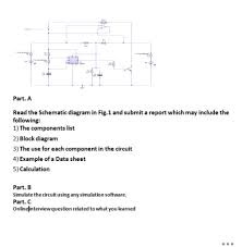 Paano basahin ang mga linya sa schematic. A Part A Read The Schematic Diagram In Fig 1 And Chegg Com