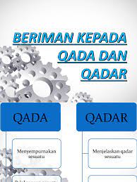 Sebagaimana manusia diperintahkan untuk beriman kepada nya. Beriman Kepada Qada Dan Qadar
