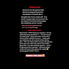 Insecure Kata Kata Motivasi Kutipan Motivasi Sukses Kutipan Motivasi