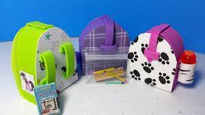 How To Make A Doll Backpack Plus Easy Working Pencils Pencil Case Lps Doll Diy Diy Doll Lps Crafts Diy Baby Stuff
