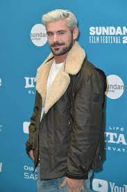 Zac efron's platinum blonde hair brings the dye job mainstream. Zac Efron Debuts Platinum Blonde Hair At Sundance Film Festival Teen Vogue