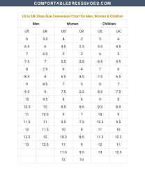 Mens To Womens Shoe Size Conversion Chart European Size Chart For Kids Shoe Size Chart Shoe Size Conversion