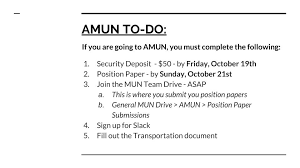 A good position paper will not only provide facts but also make proposals for resolutions. Meeting 6 Amun And Minnemun Umn Mun