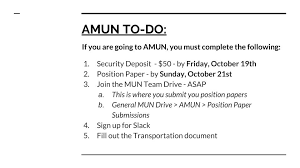 To help you understand, let us start with how to write a position paper and the important points required to be mentioned in it. Meeting 6 Amun And Minnemun Umn Mun