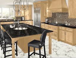 An artful mix of cream, greige. Kitchen Visualizer Signature Cabinetry