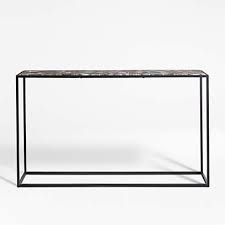 Find fire pits & tables at crate and barrel canada. Mix Agate Metal Frame Console Table Reviews Crate And Barrel