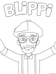 Excavator with mono boom coloring page #146. Imelidiane Blippi Coloring Sheet Blippi Coloring Page Free Printable Coloring Pages For Kids Learn Multiple Colors With Blippi While He Opens The Color Boxes