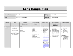 Social Studies 8 Long Range Plan Resource Preview Teaching