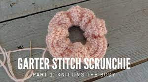Then seam the cast on and bind off edges together. How To Knit Scrunchies Part 1 Youtube
