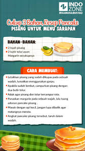Maybe you would like to learn more about one of these? Cukup 3 Bahan Resep Pancake Pisang Untuk Menu Sarapan Indozone Id