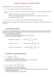 40 = 23 x 5. Frazioni Generatrici Di Numeri Decimali