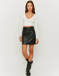 Faux Leather Mini Skirt Tally Weijl Online Shop