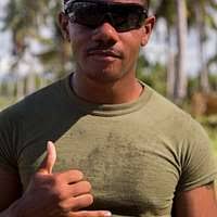 U.S. Marine Lance Cpl. Shane Rowland, an assault section