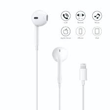 Apple Earphone Lightning Earpods Apple In Ear Earphones And Headphone With Microphone For Iphone 7 Apple Earphones Headphones With Microphone Apple Headphone