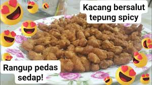 Resepi kacang pool haji paling mudah. Resepi Kacang Bersalut Tepung Spicy Rangup Pedas Sedap Racfal Family Youtube