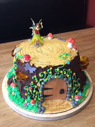 Fairy House Tree Stump Cake Fairy House Cake Fairy Garden Cake Fairy Birthday Cake
