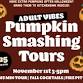 Pumpkin Smashing Tours event in Roberts Creek, BC