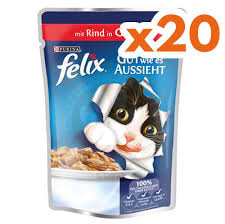 Felix Pouch Sigir Etli Yas Kedi Mamasi 100 Gr 20 Adetx100 Gr Cok Al Az Ode Kedi Yas Mamalari Kampanyali Kedi Yas Mamalari Kedi Yas Mamalari