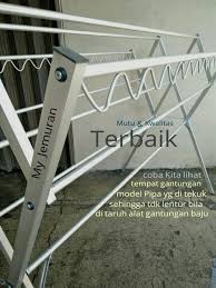 Jual beli jemuran baju kreatif online terlengkap, aman & nyaman di tokopedia. Jual Jemuran Baju Alumunium Ringan 175cm Hanger Di Lapak Warung Reston Bukalapak