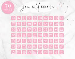 Hot Pink Iphone App Icons Blog Pixie In valentine week, i created the pink ios home screen, which included the pink tik tok we have also listed some aesthetic tiktok icons for iphone in our previous article. hot pink iphone app icons