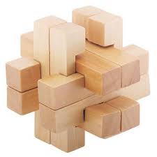 New Square 3d Wood Block Puzzle Wood Blocks Wood Puzzles Real Wood
