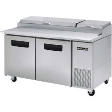 Blue Air Commercial Refrigerated Pizza Prep Table 67 Kitchen Work Tables Blue Air Restaurant Kitchen