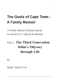 Ccr commercial are the no.1 coffee machine repairs provider in perth. Doc Part 2 The Gools Of Cape Town Selim S Odyssey Selim Gool Academia Edu