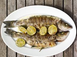 Grilled Branzino With Basil Lime And Ginger Recipe Food Network Recipes Grilled Fish Recipes Branzino