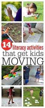During a topic on nursery rhymes my kindergarten class took an interest in spiders. 14 Literacy Activities That Get Kids Moving No Time For Flash Cards Literacy Activities Kids Moves Preschool Literacy
