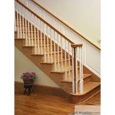 Classic white is very popular and offers excellent versatility no matter what color scheme you choose each time you use the decoration. 5015 Pin Top Baluster Wood Stairs Balusters 5015 Baluster