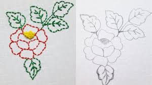 Find free embroidery designs for your machine for instant download, many different sizes and formats| embforlife. Runing Stitch Flower Embroidery How To Draw Pattern With Easy Trick For Hand Embroidery Embroidery Flowers Rose Embroidery Pattern