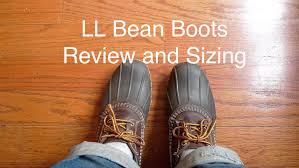 Ll Bean Bean Boots Review And Sizing