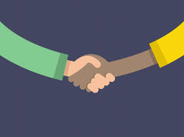 Handshake Animation Motion Design Cartoon Animation