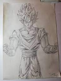It is explained that he is one of the super namekians and was sent to planet slug. Goku Super Saiyan Dragon Ball Z Second Drawing By Zthunderinglight On Deviantart