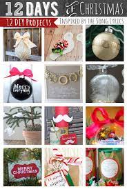12 Days Of Christmas Holiday Projects Inspired By The Song 12 Days Of Christmas Christmas Projects Christmas Diy