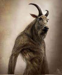 Goat Man Aaron Sims Satyr Fantasy Creatures Mythical Creatures