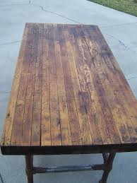 Butcher Block Table Kitchen Nook Seating For Family Of 6 8 Butcher Block Dining Table Farmhouse Kitchen Tables Butcher Block Tables