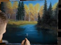 Just remember that it is all connected so when there is a high, there must be a low. How To Paint Water Lines In Oils River Landscape Painting Landscape Paintings Landscape Artist