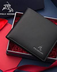 Ví da nam cao cấp Polo Meisdo hộp giấy sang trọng VD08 - Ví da nam