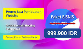 Promo Jasa Pembuatan Website Paket Bisnis Hanya 999 900 Idr Dengan Mengambil Harga Promo Maka Telah Hemat Sebesar Rp 278 800 Kesempatan Y Website 19 Oktober