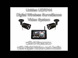 Uniden Udr744 Digital Wireless Surveillance Video System Youtube