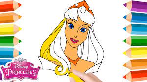 La Belle au bois dormant 👑 Coloriage Princesse Aurore Disney 🎨 Dessin  Princesse Fille - YouTube