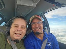 Angel Flight volunteer pilot flying cancer patient