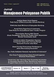 Pelayanan publik yang berorienntasi untuk memuaskan pelanggan, dan dilakukan melalui upaya memperbaiki dan meningkatkan kinerja manajemen pemerintahan. Jurnal Manajemen Pelayanan Publik