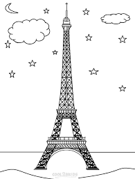Believe it or not, some people considered it an eyesore! Printable Eiffel Tower Coloring Pages For Kids