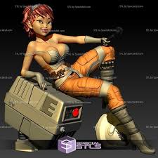 Sexy Rebel Pilot and Gonk Droid from Star Wars | SpecialSTL